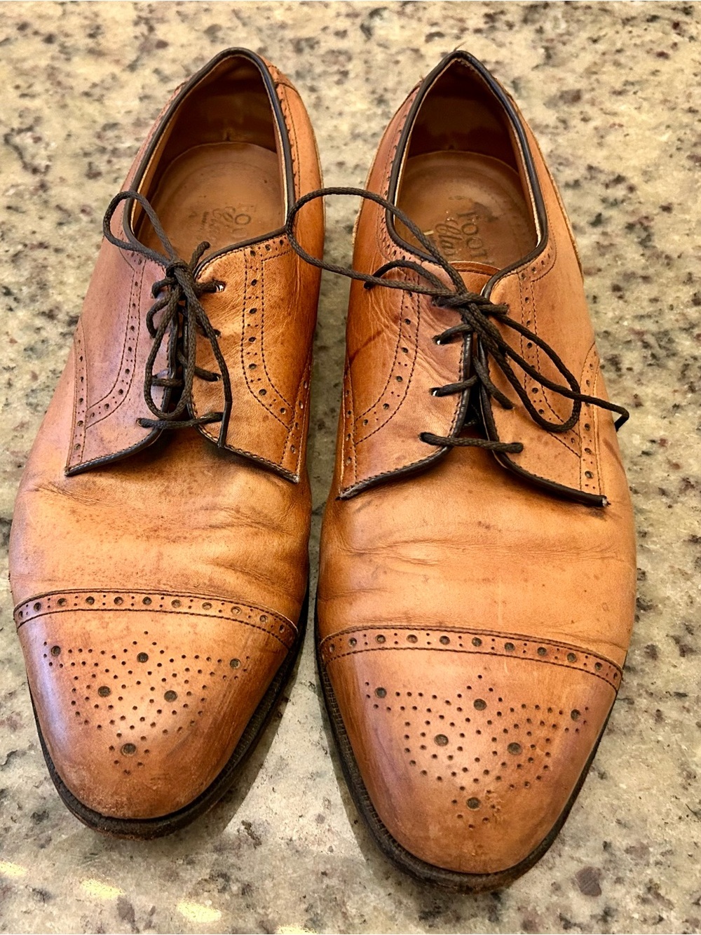 Footjoy classics dress shoes Hand made oxford cap toe size 11E